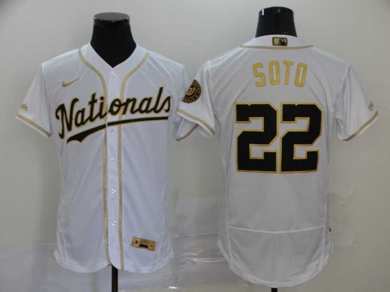 Nationals 22 Juan Soto White Gold 2020 Nike Flexbase Jersey,We sell and wholesale Nationals 22 Juan Soto White Gold 2020 Nike Flexbase Jersey on line form chian!